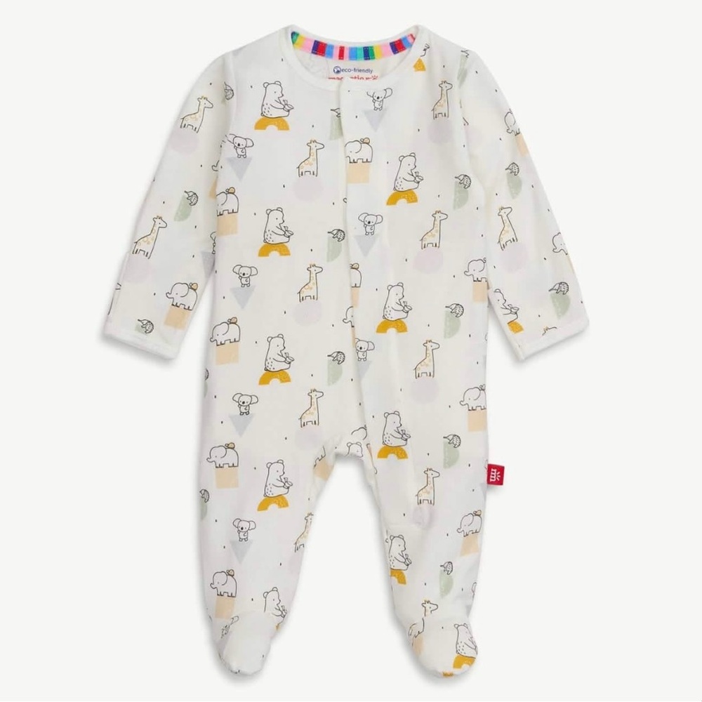 Magnetic Me Zoo Animals Bamboo Footie